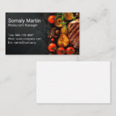 ステーキポテトマトマッシュルーム 名刺 (正面/裏面)