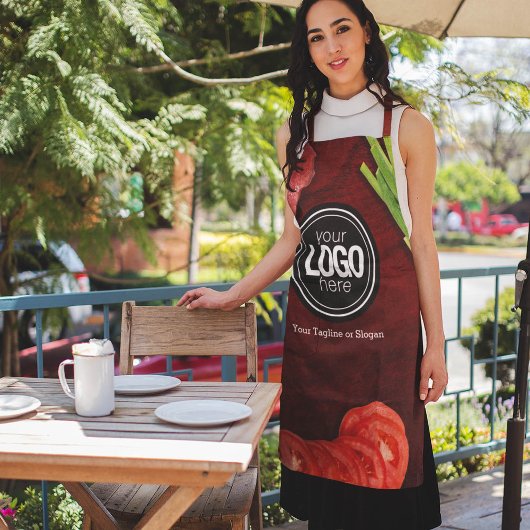 ステーキレストランのパーソナライズテーマ エプロン