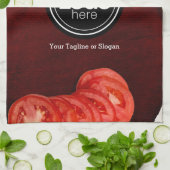 ステーキレストランのパーソナライズテーマ キッチンタオル (折り畳み)