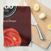 ステーキレストランのパーソナライズテーマ キッチンタオル (四つ折り)