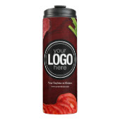 ステーキレストランのパーソナライズテーマ タンブラー (正面)