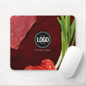 ステーキレストランのパーソナライズテーマ マウスパッド (マウス)