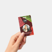 ステーキレストランのパーソナライズ バッジ (手持ち)