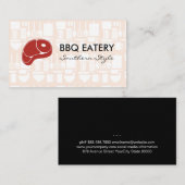 ステーキロゴ |キッチンパターン 名刺 (正面/裏面)