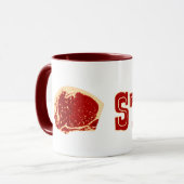 ステーキ大好き マグカップ (正面左)