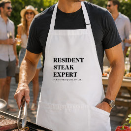 ステーキ愛好家のためのカスタムBBQギフト スタンダードエプロン