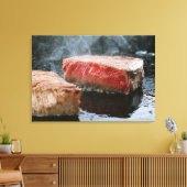 ステーキ3 キャンバスプリント (インサイチュ (リビング))