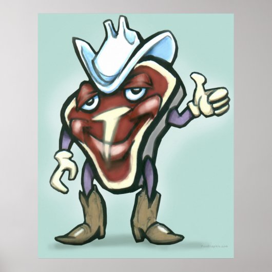 ステーキ ポスター (正面)