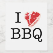 ステーキ ワインラベル (シングルラベル)