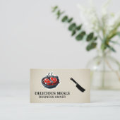 ステークス料理オンザグリル 名刺 (スタンド正面)