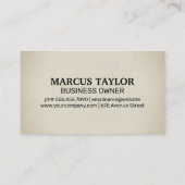 ステークス料理オンザグリル 名刺 (裏面)