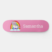 ステークボードユニコーンピンク集団 スケートボード (横)