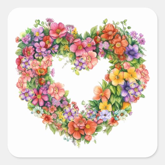 ステーショナリーにぴったりなシール スクエアシール (正面)