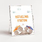 ステーションのモンスターバッシュへの給油 ポスター