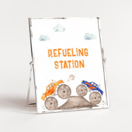 ステーションのモンスターバッシュへの給油 ポスター