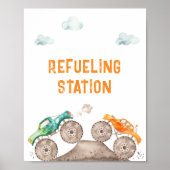 ステーションのモンスターバッシュへの給油 ポスター (正面)