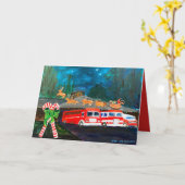 ステーションセブンホリデーフォールディンググリーティングカード カード (黄色い花)