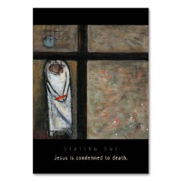 ステーションワン、イエススルンドン祈りの言葉カード テーブルナンバー