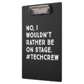 ステージおもしろいマネージャーと技術乗務員ライフ引用文 クリップボード (左)