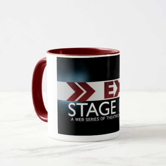 ステージによって残されるマグを出て下さい マグカップ (正面左)