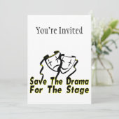 ステージのための戯曲を救って下さい 招待状 (スタンド正面)