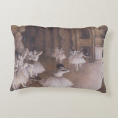 ステージのエドガー・ドガ|のバレエのリハーサル、1874年 アクセントクッション (裏面)