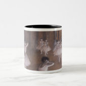 ステージのエドガー・ドガ|のバレエのリハーサル、1874年 ツートーンマグカップ (中央)
