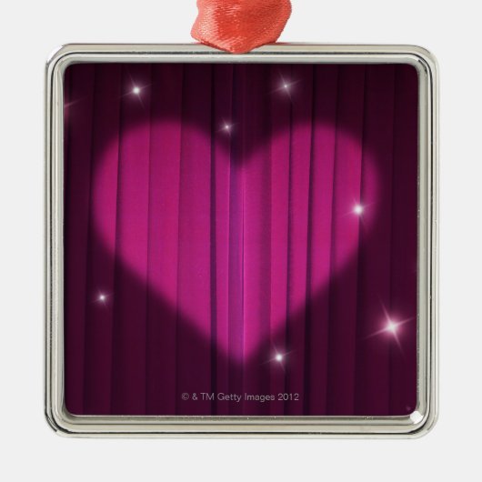 ステージのカーテン メタルオーナメント (正面)