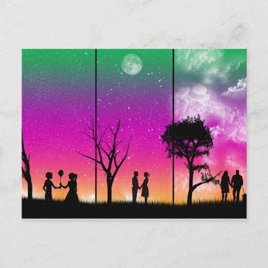 ステージのラブポストカード ポストカード (正面)