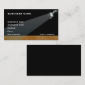 ステージの軽音楽の名刺 名刺 (正面/裏面)