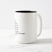 ステージはステージ権利におもしろいなブロードウェイの劇場を去りました ツートーンマグカップ (正面右)