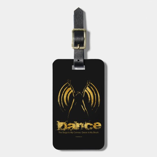 ステージはMy Canvas (Dance)ラゲージタグ ラゲッジタグ (正面縦)