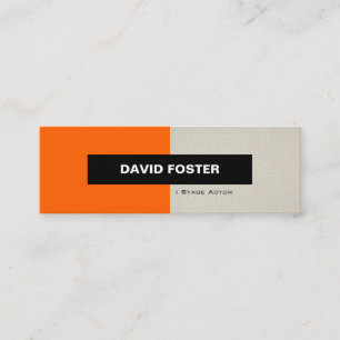 ステージアクターシンプル-エレガントスタイリッシュ スキニー名刺