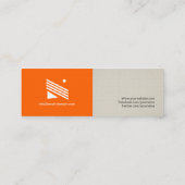 ステージアクターシンプル-エレガントスタイリッシュ スキニー名刺 (裏面)