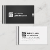 ステージアクター – アーバン白黒 名刺 (正面/裏面)