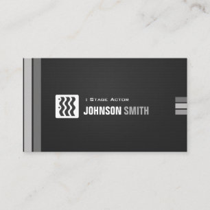 ステージアクター – アーバン白黒 名刺
