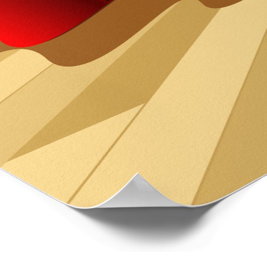 ステージカーテン 学校/ポートレート フォトブース 背景 ポスター (角)