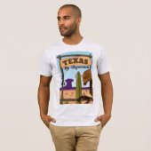 ステージコーチで向かうテキサス Tシャツ (正面フル)