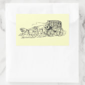 ステージコーチ 長方形シール (バッグ)