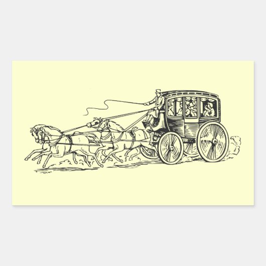 ステージコーチ 長方形シール (正面)