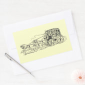 ステージコーチ 長方形シール (封筒)