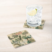 ステージズオブバタフライライフバイビジョンスタジオ スクエアペーパーコースター (インサイチュ)