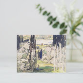 ステージセットデザインDaphnisのAct Iおよび ポストカード (スタンド正面)