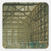 ステージセットワークショップのパリオペラ， c.1800-20 スクエアシール (正面)