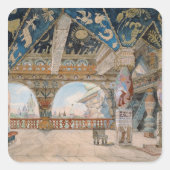 ステージデザインニコライ・リムスキー・コルサコフのオペラ スクエアシール (正面)