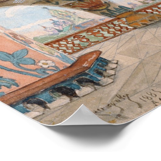 ステージデザインニコライ・リムスキー・コルサコフのオペラ ポスター (角)