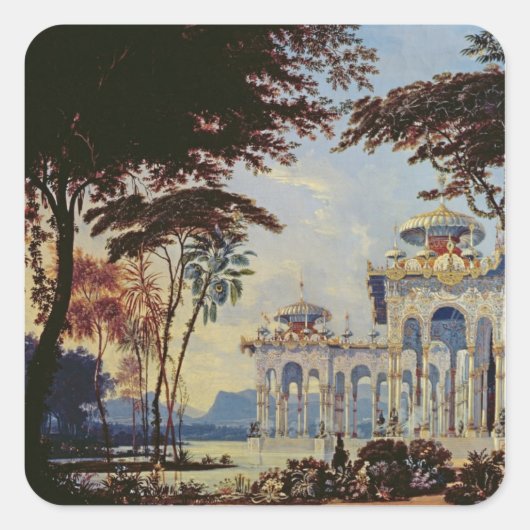 ステージデザイン「ルスランとリュドミラ」by スクエアシール (正面)