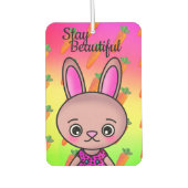 ステージビューティフルバニーかわいらしキュートニンジン カーエアーフレッシュナー (正面)