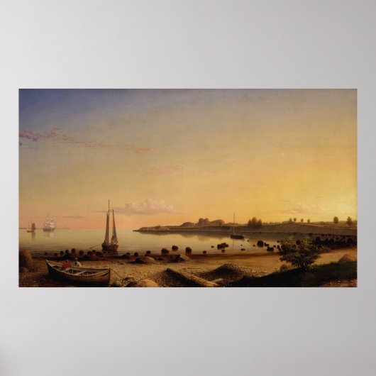 ステージフォート1862絵画のバイフィッツ・ヘンリー・レーン –  ポスター (正面)