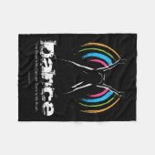 ステージマイキャンバス（ダンス）フリースブランケット フリースブランケット (正面(横))